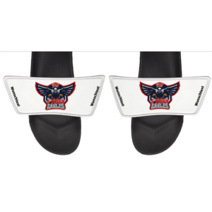 Badelatschen "E-Town Eagles" mit Personalisierung auf den Laschen