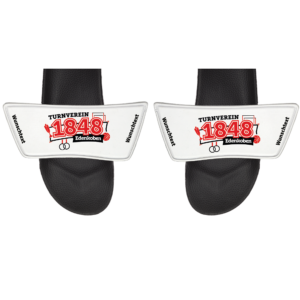 Badelatschen "TV Edenkoben" mit Personalisierung auf den Laschen